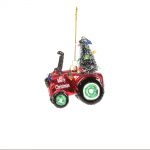 Christmas Tractor - hanging decoration